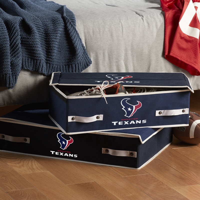 Franklin Sports Mesh Decorative Bin, Houston Texans, 6.5 H x 18 W x 26 D