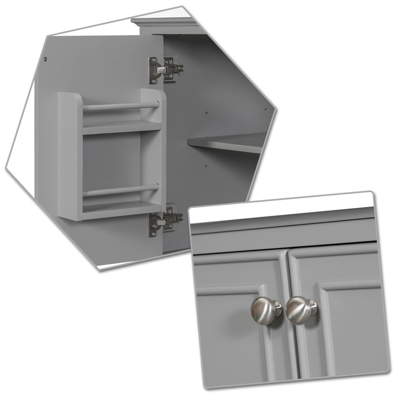 Ensemble de meuble-lavabo simple 30 po Raene, Gris