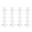 Adrienna 4 Piece Glass Tabletop Candlestick Set