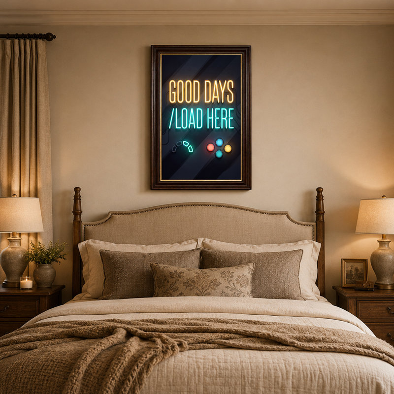 Art mural sur toile Good Good, H 18 po x l 12 po