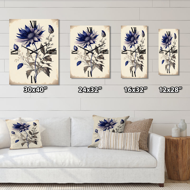 Jeremyiah - Horloges murales florales, Moyen