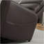Fauteuil relevable en similicuir brun foncé Bentley-217097646