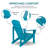Grandview Solid Wood Adirondack Chair-272409377