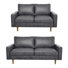 2 - Piece Faux Leather Living Room Set