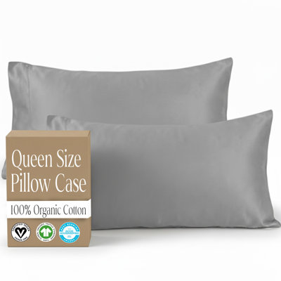 Organic Cotton Pillowcase Set - Queen
