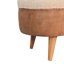 Boucle Upholstered Storage Bench