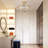 23.62'' Reversible Caged Crystal Ceiling Fan With Light Kit And Remote Control