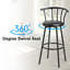 Tabouret de bar rotatif 28,5 po à cadre en métal Jacobsen