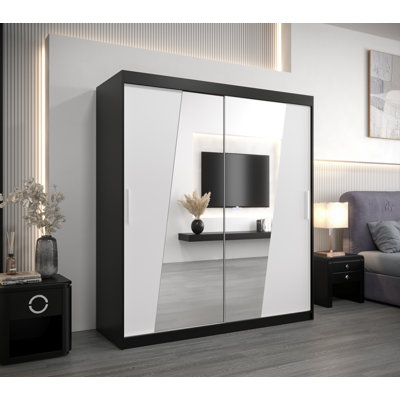 Douglassville 2 Door Manufactured Wood Wardrobe