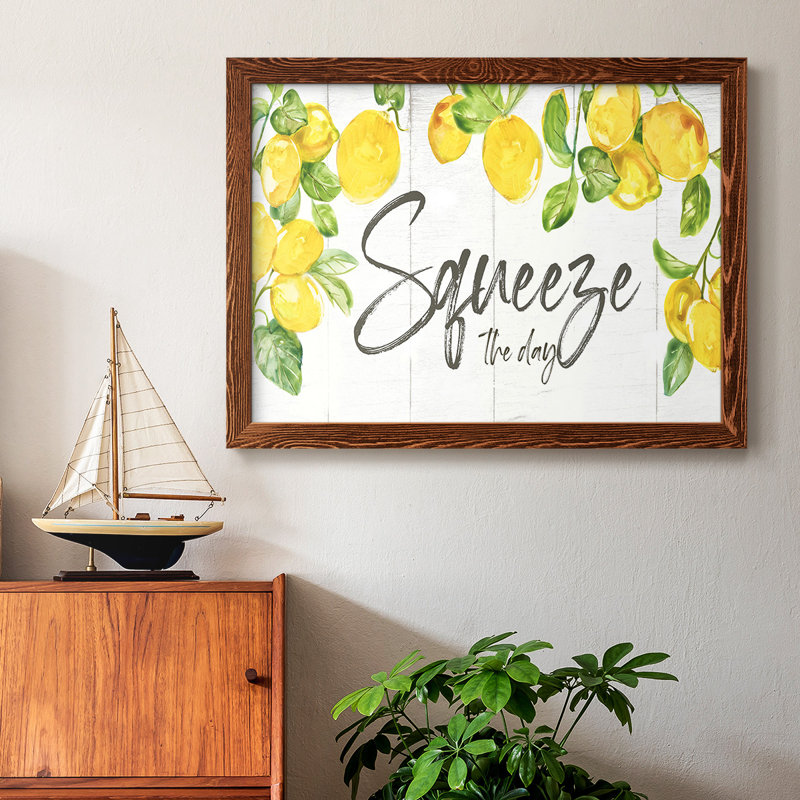 Lemon Squeeze, reproduction d'art sur toile, Érable, H 14 po x l 20 po x P 1,5 po