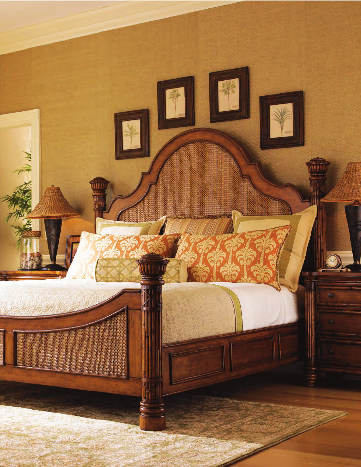 Tommy Bahama Home Island Estate Round Hill Bed Reviews Wayfair