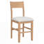 Ensemble de salle à manger 5 pièces de style ferme avec 1 table rectangulaire et 4 chaises, idéal pour les petits espaces.