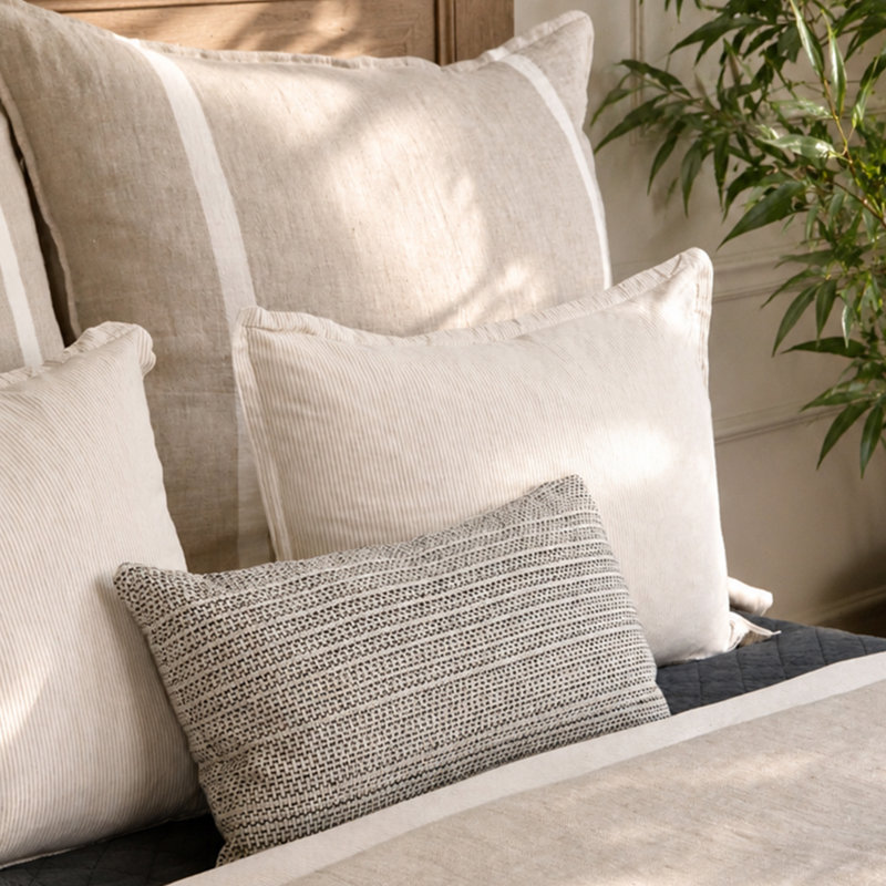 Julian 14" X 24" Pillow with Insert, Blue Grey, 20" X 20"