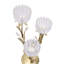45.6Cm Glass Metal Tabletop Votive Holder