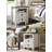 Nightstand With Charging Station And 2-Drawer Storage In Antique White