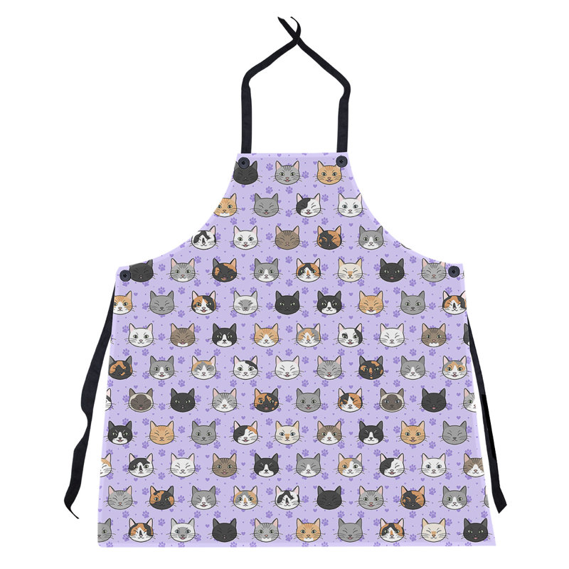 Bib Apron, Purple