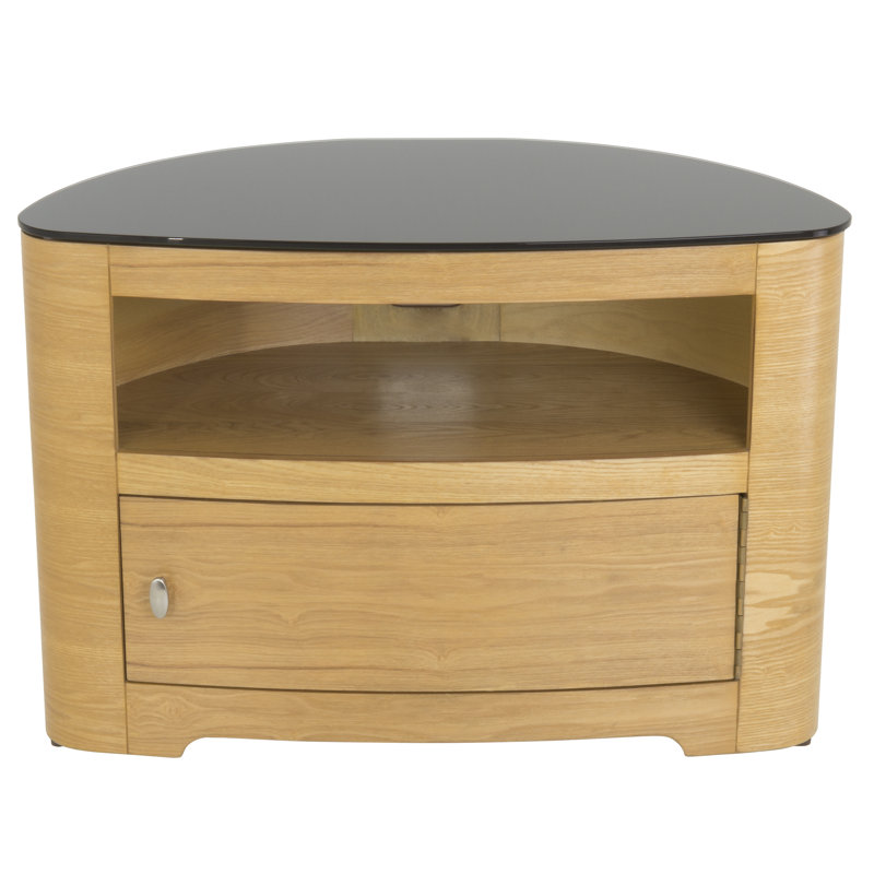 Moos Unfinished TV Stand for TVs up to 40", Oak