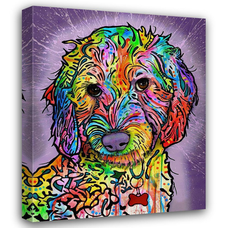 Art sur toile tendue de la collection Winston Porter Dean Russo, Sweet Poodle, H 34 po x l 28 po