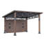 Abri de jardin pour terrasse avec toit incliné 12 pi x 14 pi