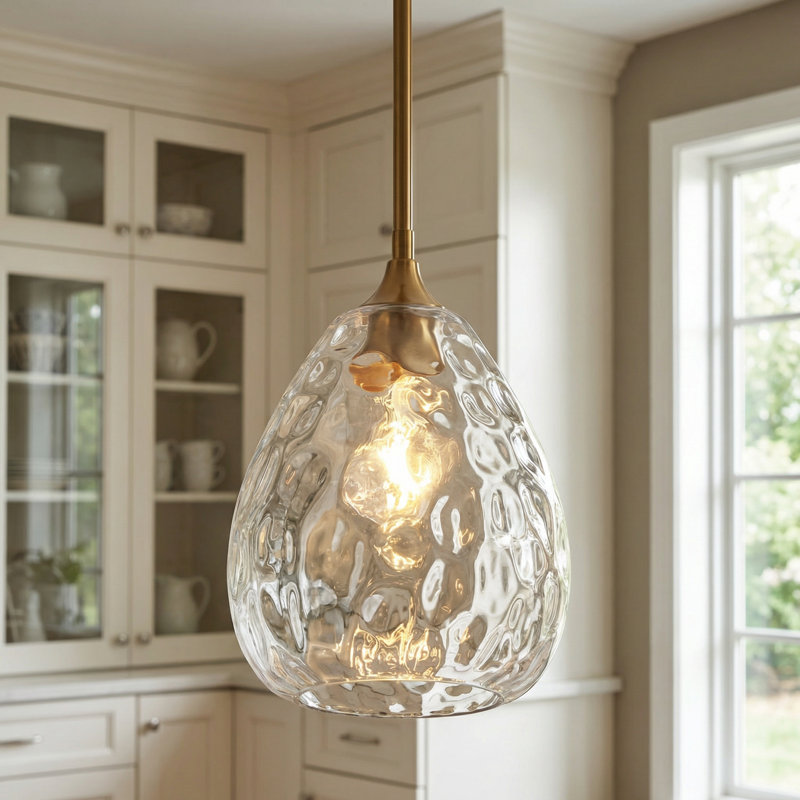 Teandrea 1-Light 7.8" W Dimmable Pendant with Adjustable Length 