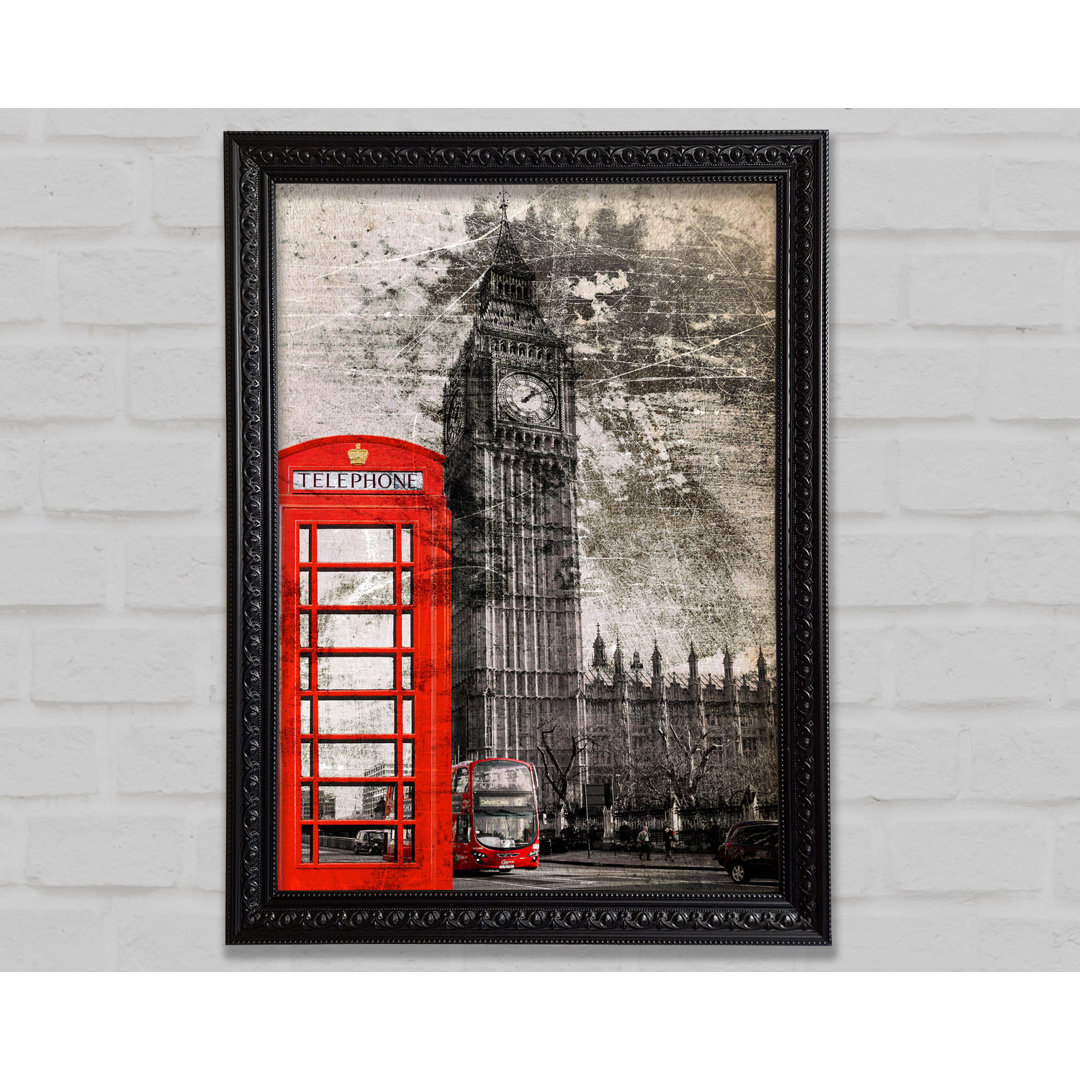 Retro Big Ben - Druck