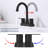 Bathroom faucet with 360 degree turn spout-115745070