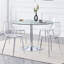 40' Round Glass Top Dining Table Set-1863409217-1863409231