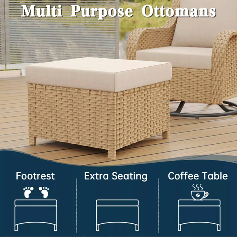 Un canapé trois places + deux fauteuils pivotants + deux tabourets + une table