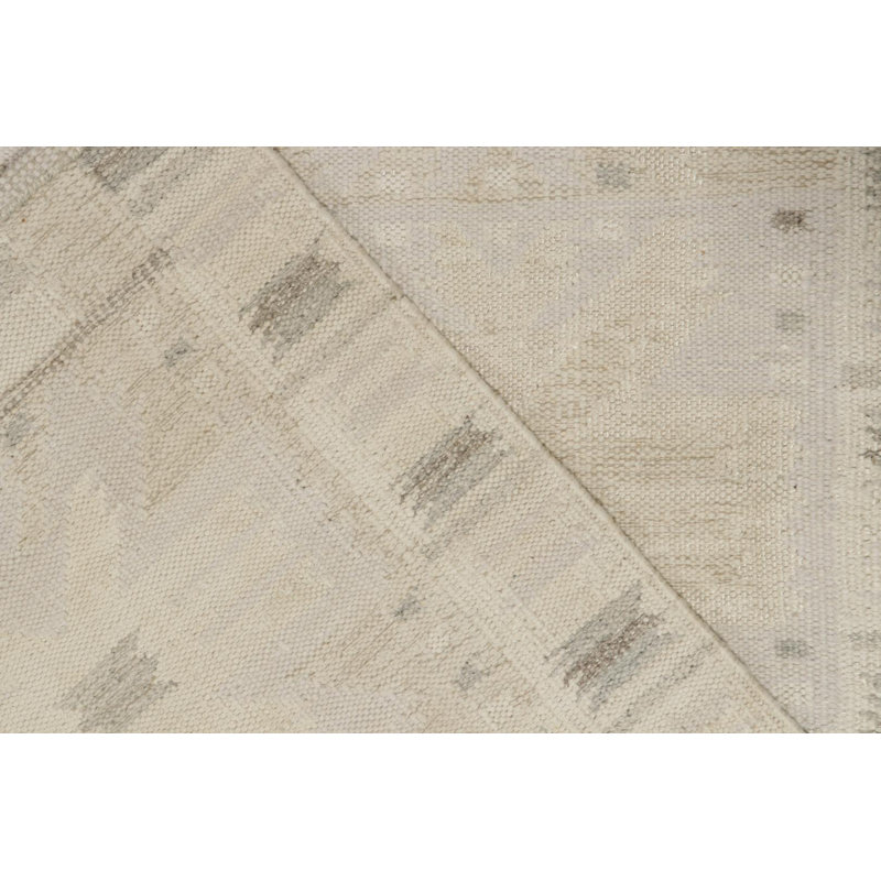 Scandinavian Wool Geometric Area Rug, Rectangle 8' x 10'
