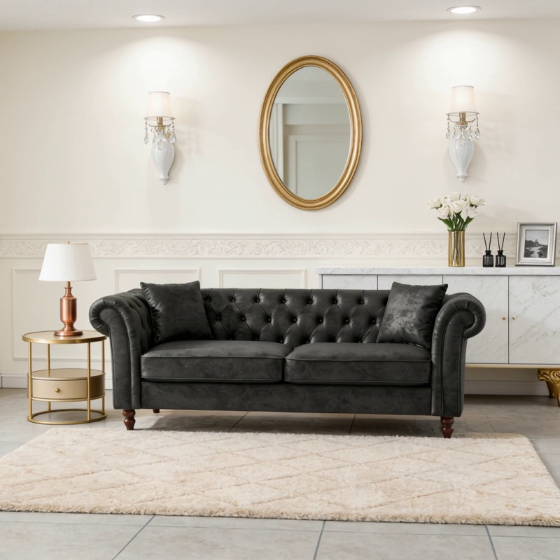 Canapé de 83 po Chesterfield Tech