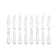 Pfaltzgraff Everyday Simplicity 53-Piece Stainless Steel Flatware Set, Service for 8