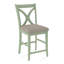 Hues Upholstered Stool with Solid Wood Frame-40666255-40715604-62149172