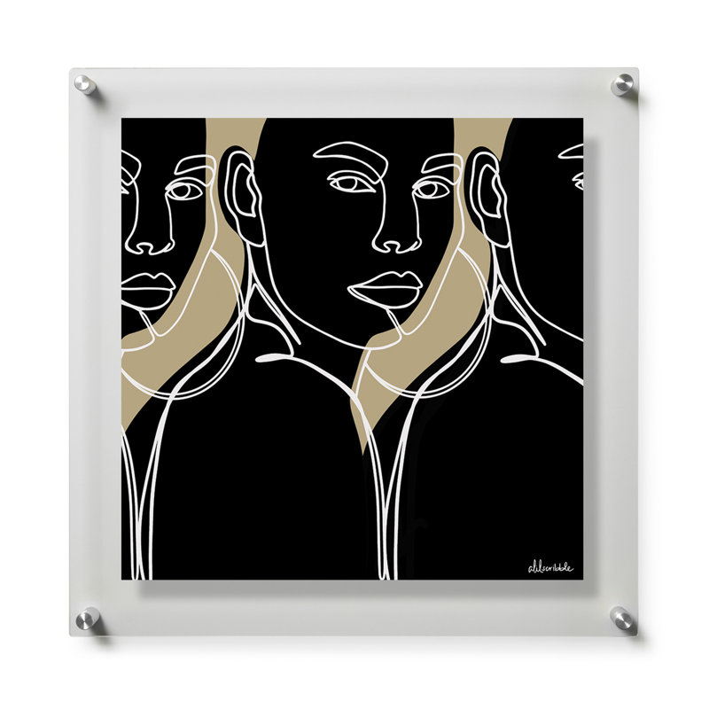 Three by Alannah Tiller, 32" H x 32" W, Framed Print without Mat