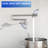 Pot Filler Faucet - Walaucet Folding Stretchable With Single Hole Two Handles, Brushed Nickel