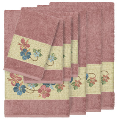 Caroline 8 Piece Turkish Cotton Towel Set
