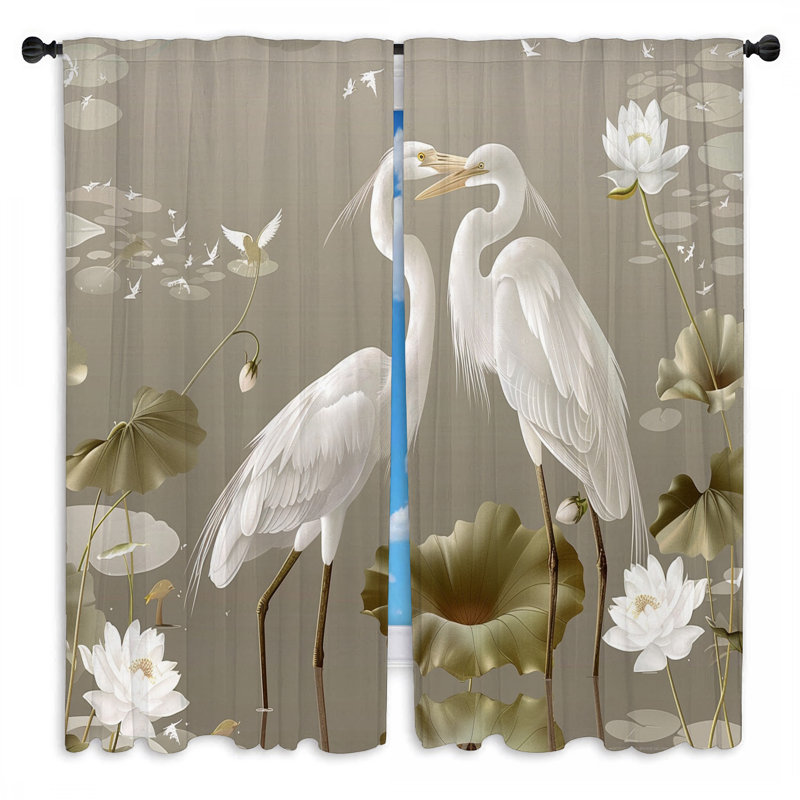 Paire de rideaux obscurcissant en polyester Izudin, L 40 po x L 52 po