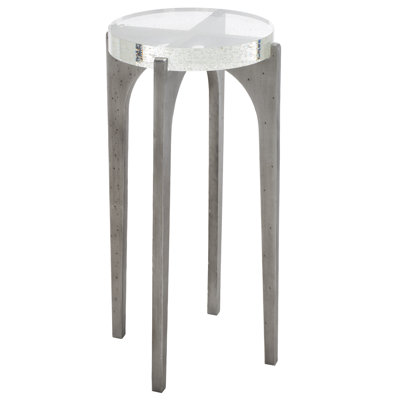 Bridey Glass Top End Table
