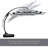 Furio 11' Detachable Offset Patio Cantilever Umbrella With Base