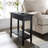 Ilithia Stylish 23.6" Tall End Table with Storage – Perfect Small Accent Table for Living Room, Narrow Side Table, or Nightstand-1903862513