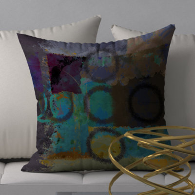 Abstract Throw Pillow