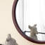 Miroir mural 19,7 "avec cadre en bois-320732303