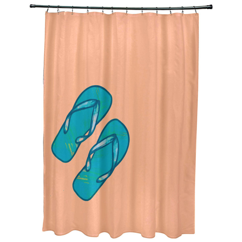 Rideau de douche Eastbourne, Corail