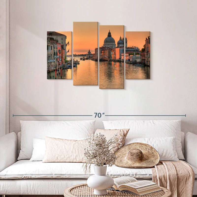 Nicci Canal Grande à Venise, H 27 po x l 43 po