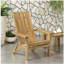 Chaise Adirondack pliante en bois massif Damione-8941138