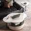 Luxury-Style Modern Granite Tile Coffee Table Set-1291992394