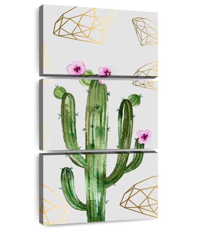 Cactus élégant, H 32 po x l 15 po