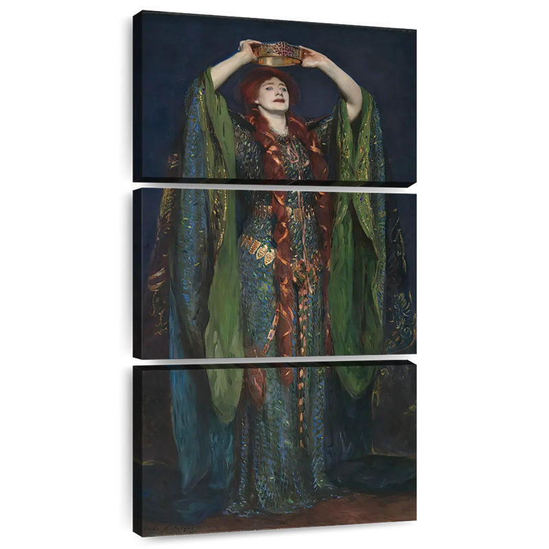 Ellen Terry en tant que Lady Macbeth, H 27 po x l 12 po