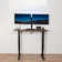 VIVO Manual Height Adjustable Stand Up Desk Frame Crank System, M051MB series