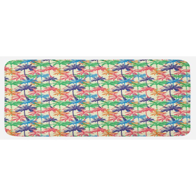 Tapis de cuisine tropical
