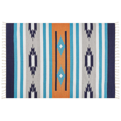 Wiley Southwestern Cotton Hand Woven Area Rug